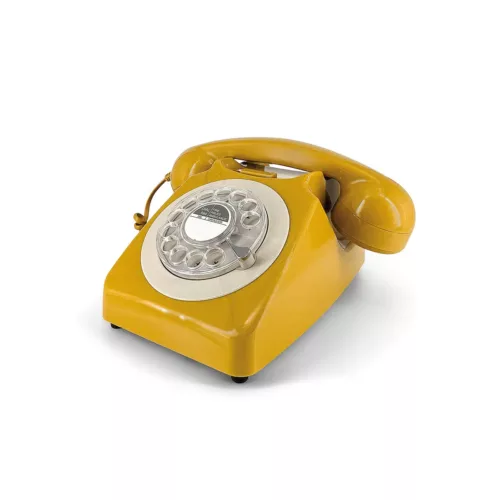 The Mod Mustard Rotary Phone Audio Guest Book