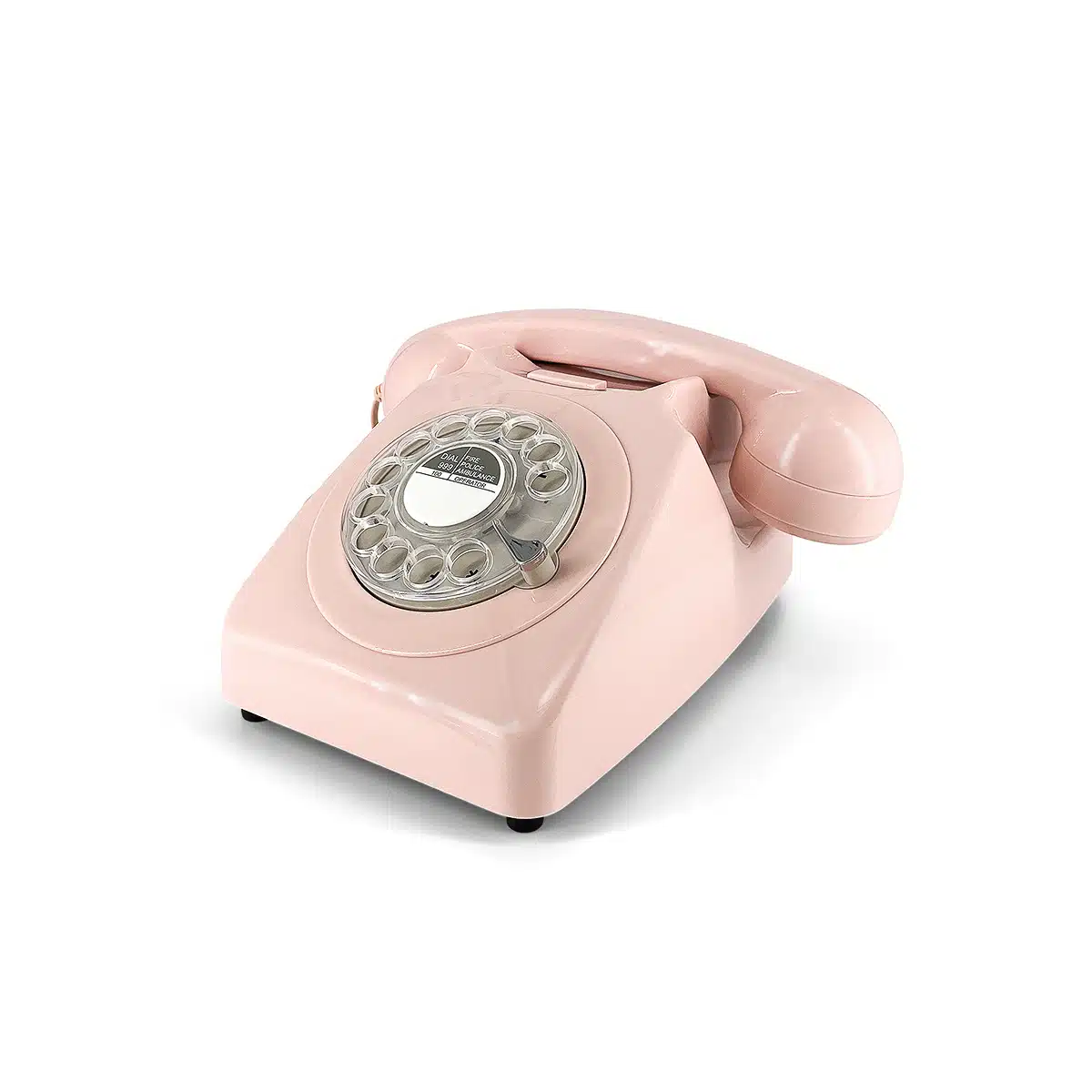 The Mod Pink Rotary Phone Audio Guest Book
